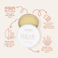 Natural Makeup Remover Balm - Balmy. Melts Away Makeup and Debris