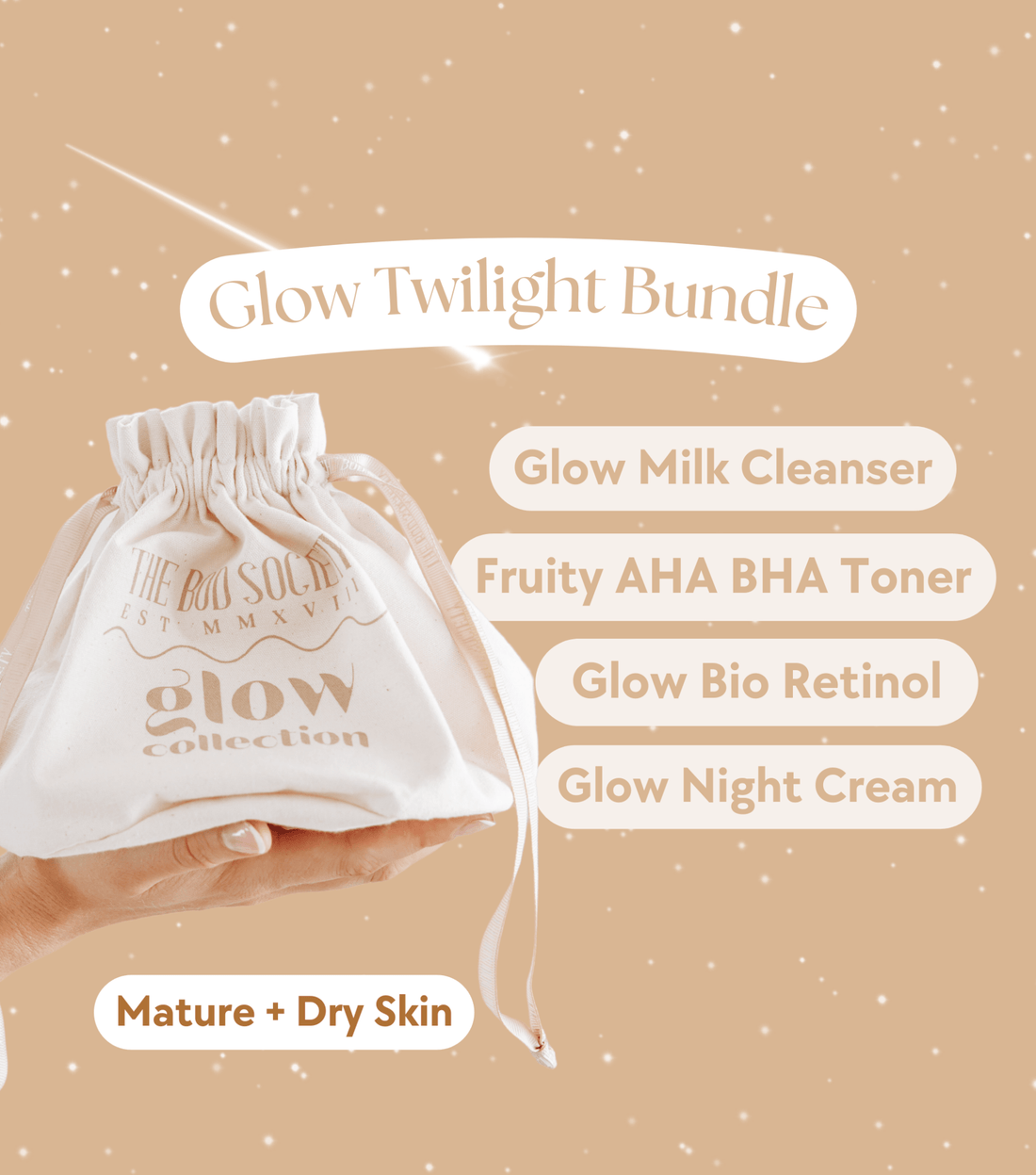 Glow Twilight Bundle | 100% Natural Eco Skincare For Mature Ageing Skin