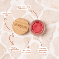 Lip + Cheek Mineral Cream Blush  |  Natural, Eco-friendly Makeup