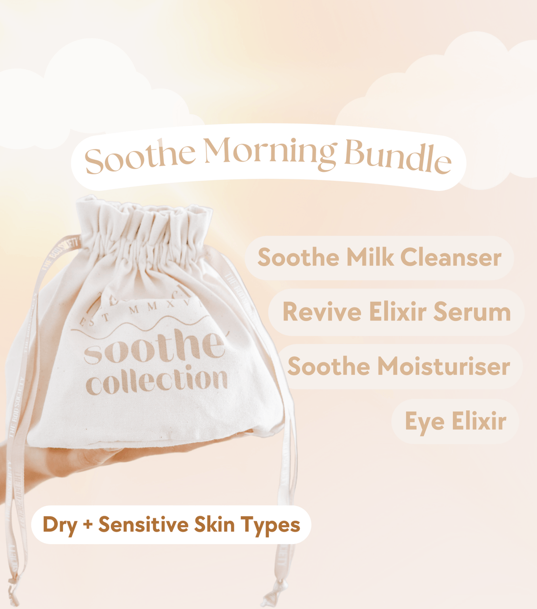 Soothe Morning Bundle | 100% Natural and Sustainable Skincare For Sensitive Skin